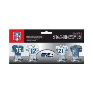  4 Pack Uniform Magnet Set   NFL   Seattle Seahawks Sports 