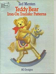 TEDDY BEAR IRON ON TRANSFERS~patterns~OOP BOOK  