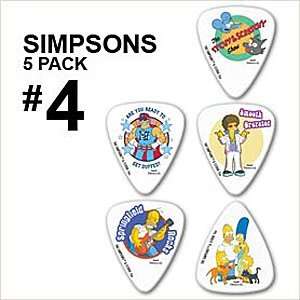  Simpsons Pick Pack 4 Musical Instruments