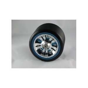 Skubs Roller Skate Wheels All Star 62mm black urethane blue insert/rim 