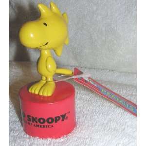    2005 Peanuts Camp Snoopy 4 WOODSTOCK Push Puppet