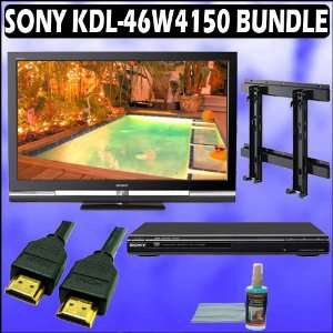  Sony Bravia W Series KDL 46W4150 46in. 1080P LCD HDTV + Sony 