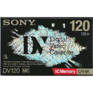  Sony Digital Videocassette   DV120   ME with IC Memory 