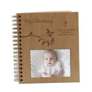  Blessed Little Wings Christening 4x6 Personalized Wooden 