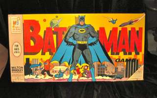Vintage BATMAN 1966 Milton Bradley Board Game~Complete orig. cello 