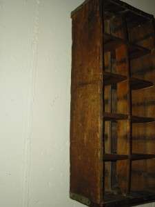 Antique/Vintage Wood Box Brooklyn Primitive Wall Decor  