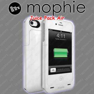 GENUINE Mophie Juice Pack Air Battery Case for Apple iPhone 4 S 4S 