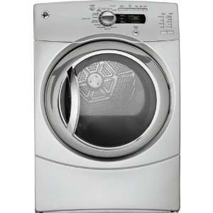    GE 7.5 Cu. Ft. Gray Gas Dryer with Steam   GFDS355GLMS Appliances