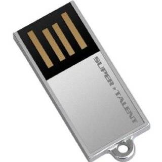 Super Talent Pico C 8 GB USB 2.0 Flash Drive STU8GPCS (Silver)