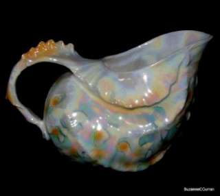   Bayreuth SPIKEY Conch SHELL Milk Pitcher Sauce Boat 6 1/2  