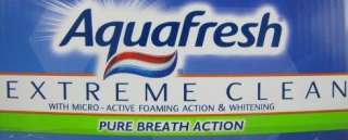 AquaFresh Toothpaste Extreme Clean for Sensitive Teeth Tube Whitening 