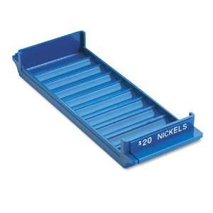    Count System Rolled Coin Plastic Storage Tray, Blue