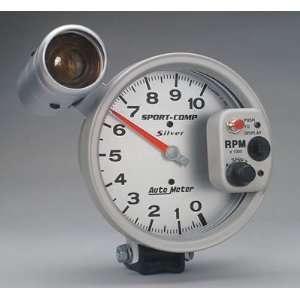 Auto Meter Sport Comp Silver Tachometers Tachometer, Sport Comp Silver 