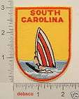 SOUTH CAROLINA ~ WINDSURFING Sailboard Surfing PATCH