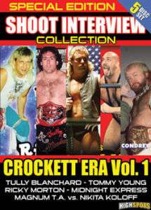 Crockett Era Vol. 1 Wrestling Shoot Interview 5 DVD Set  