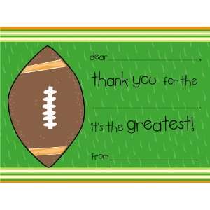  All Football Fill In Thank You Cards 