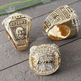 1Pc Basketball NBA Replica Champion Souvenirs Finger Ring + Gift Box 