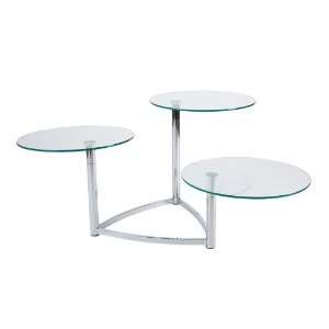  Cascade 3 Tier Swivel Table   Adesso   WK5106 Furniture 