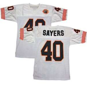  Chicago Bears 40 Gale Sayers Throwback White Jerseys 