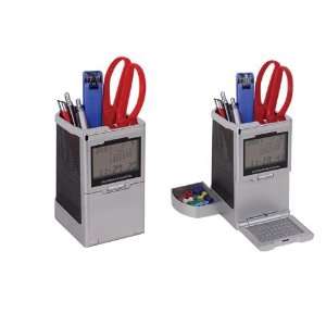   Gifts Inc Office organizer with Penholder/ Calculator/Clock/Alarm