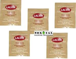 LALVIN 71B 1122 Blush, Late Wine Yeast 5 PACK x 5 grm  