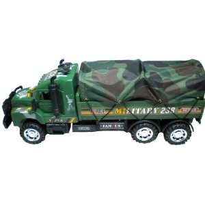   Toy Army Camouflage Green Friction Truck with 150 Pc Army Men Toys