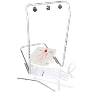  Duro Med Floor Traction Stand Set, Silver Health 