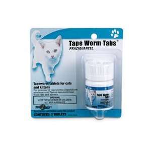  Tape Worm Tabs for Cats (3 tablets)