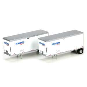  Athearn HO Scale RTR 28 Trailer, Roadway Express #2 (2 