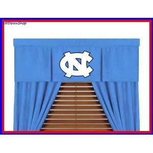   UNC Tar Heels MVP Window Valance & 63in Drapes/Curtains Sports