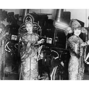  1927 photo Three female ushers in elaborate costumes 
