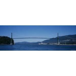 Bridge over an Inlet, Lions Gate Bridge, Vancouver, British Columbia 