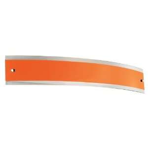  Eurofase 16629 018 Velo 2 Light Wall Sconce, Chrome/Orange 