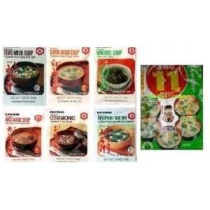 Miso Soup Sampler Party Packs (Tofu spinach Miso, Clear Broth, Wakame 