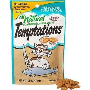  Whiskas Temptations All Natural Tuna Cat Treats Pet 