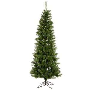   Pencil Pine 66 Artificial Christmas Tree with Warm White LED Lights