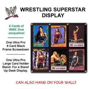  Wwe Jacqueline 6 Trading Card Collectors Display Set 